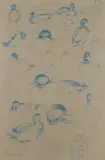 Untitled by Geoffrey Dashwood, Chalk on buff paper, sold Jun 2017