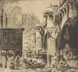 Untitled by Frank Brangwyn, Etching, offered Jun 2017