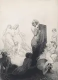 Untitled by Norman Lindsay, Etching, sold Jun 2017