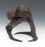 Otter , 1992 Signed and numbered 6/6 Bronze 24cm high Provenance: Sladmore Gallery, London Lots 1-42 The Private Collection of a Lady by Mark Coreth, Bronze, sold Jun 2017