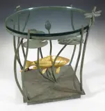 Untitled by Zoe De L'Isle Whittier, Bronze with a glass top, sold Jun 2017