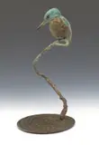 Kingfisher Signed by Nick Bibby, bronze, sold Jun 2017