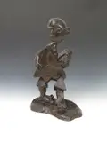 My guitar and your music Signed by Alexandra Nechita, 2003, Bronze, offered Jun 2017