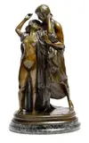 Seduction by Théodore Rivière, bronze, sold Apr 2017
