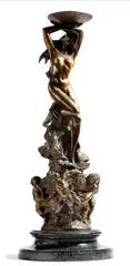 Standing on a by Giuseppe Beneduce, bronze, sold Apr 2017
