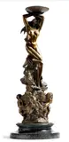 Standing on a by Giuseppe Beneduce, bronze, sold Apr 2017