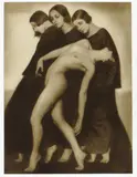 Bewegungs Studie published by The Royal Photographic Society Collection magazine supplement, first published June 1931, framed, stamped label to reverse by Rudolf Koppitz, print, sold Mar 2017