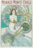 Monaco - Monte Carlo a modern lithographic poster authorised by Jiri by Alphonse Mucha, pencil and numbered, offered Mar 2017