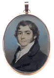 Portrait miniature of John Taylor (d by William Armfield Hobday, oil, sold Mar 2017