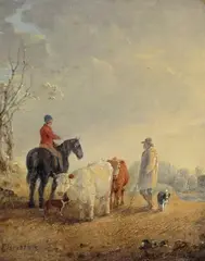 Top o~ the morning by Edmund Bristow, oil on panel, offered Mar 2017