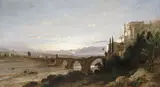 Ventimiglia by Hopkins Horsley Hobday Horsley, 1843, Oil on canvas, sold Mar 2017