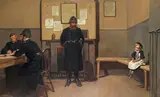 Miles from home Signed Oil by Alfred Dixon, Oil on canvas, sold Mar 2017