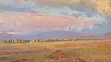 Campagna Romana and the Via Appia, Rome Signed with initials, titled and dated 11 Oct by Alexander Kips, Oil on panel, sold Mar 2017