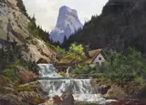 Sparchen Mühle by Thomas Guggenberger, Oil on canvas, sold Mar 2017
