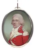 Portrait miniature of an officer by Sampson Towgood Roch, watercolor, offered Mar 2017