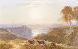 Untitled by George Barret, Watercolour with scratching out, sold Mar 2017