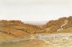 Twilight by Robert Hills, Watercolour, sold Mar 2017