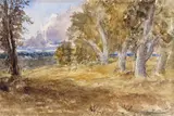 Outskirts of the forest by David Cox Snr. O.W.S., Watercolour, sold Mar 2017