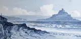 An album of small views of Cornwall Album signed, images all titled All blue watercolour 26.5 x 22.5cm (album size) (aprox by W. Boase Smith, watercolour, sold Mar 2017