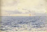 Sea views Two, both signed Both watercolour, unframed 13 x 19cm; 5 x 7½in and similar General condition report Both with foxing and staining by Alma Claude Burton Cull, watercolour, sold Mar 2017