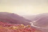 East Dart Valley, Dartmoor Signed, also titled and dated 3.2.66 Watercolour 35.5 x 53cm; 14 x 21in by Charles Edward Brittan, Watercolour, offered Mar 2017