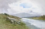 Scottish views Set of three by Thomas Bunting, watercolour, offered Mar 2017