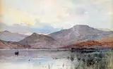 Ullswater, the Lake District Signed Watercolour 22 x 34.5cm; 8½ x 13½in Provenance: George Hughes, Newcastle, No by Alfred Fontville de Breanski, Watercolour, sold Mar 2017