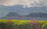 View of Como and Bellagio Signed with initials by Kenrik Gamst Jespersen, Oil on canvas, offered Dec 2016