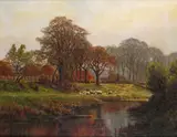 Barton by Charles Knight, Oil on canvas, sold Dec 2016