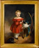 portrait of Charles Conklin Savery by John L. Harding, 1838, oil on canvas, sold Oct 2020