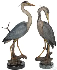 herons by William Turner, bronze, sold Oct 2020
