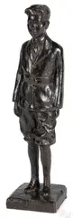 figure of a young boy by Max Kalish, bronze, sold Oct 2020