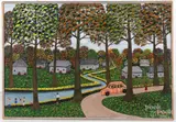 landscape by Maria Korsak, oil on canvas, sold Jun 2020