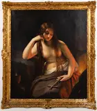 portrait of St Mary Magdalen by Emma Ciardi, oil on canvas, sold Jun 2020