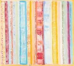 Untitled (Apollo Series) by Robert Natkin, 1967, oil on canvas, sold Sep 2021