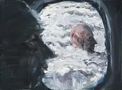 Porthole by Euan MacLeod, 2005, oil on canvas, sold Aug 2009