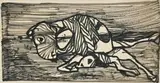 Drought Animal by Sidney Nolan, c.1953, felt tip pen on paper, sold Aug 2009