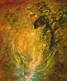 Flight From The Wounded Bull by David Boyd, 1974, oil on canvas, offered Aug 2009