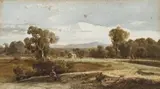 Alphington by Louis Buvelot, c.1870, watercolour on paper, offered Aug 2009