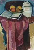 Still Life by Roland Wakelin, 1935, oil on canvas on board, sold Aug 2009