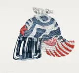 Terra. (Application Of Theory: Decloaking The Apparatus.) 610 by eX de Medici, 2005, watercolour on paper, offered Nov 2009