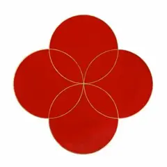 Sky Gate by Max Gimblett, 2003, (60” QUATREFOIL) gesso, polyurethane and acrylic polymer on wood panel, offered Nov 2009