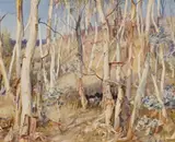 Saplings by Hans Heysen, 1923, watercolour on paper, sold Nov 2009