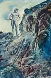 Isle Of Piraeus Ii by James Gleeson, oil on board, sold Nov 2009