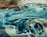 Theseus, Son Of Poseidon by James Gleeson, 1964, oil on composition board, offered Nov 2009