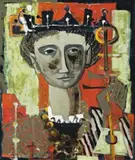The King by Elaine Haxton, c.1962, oil on canvas, sold Nov 2009