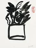Still Life by Brett Whiteley, 1978, ink on paper, sold Nov 2009