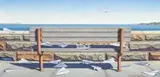 Capriccio With Gulls by Robert Clinch, 2000, conté; on paper, sold Nov 2009