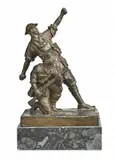 Cobbers by Wallace Anderson, 1930, bronze, sold Nov 2009