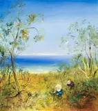 Seaside Rambles by David Boyd, oil on composition board, sold Nov 2009